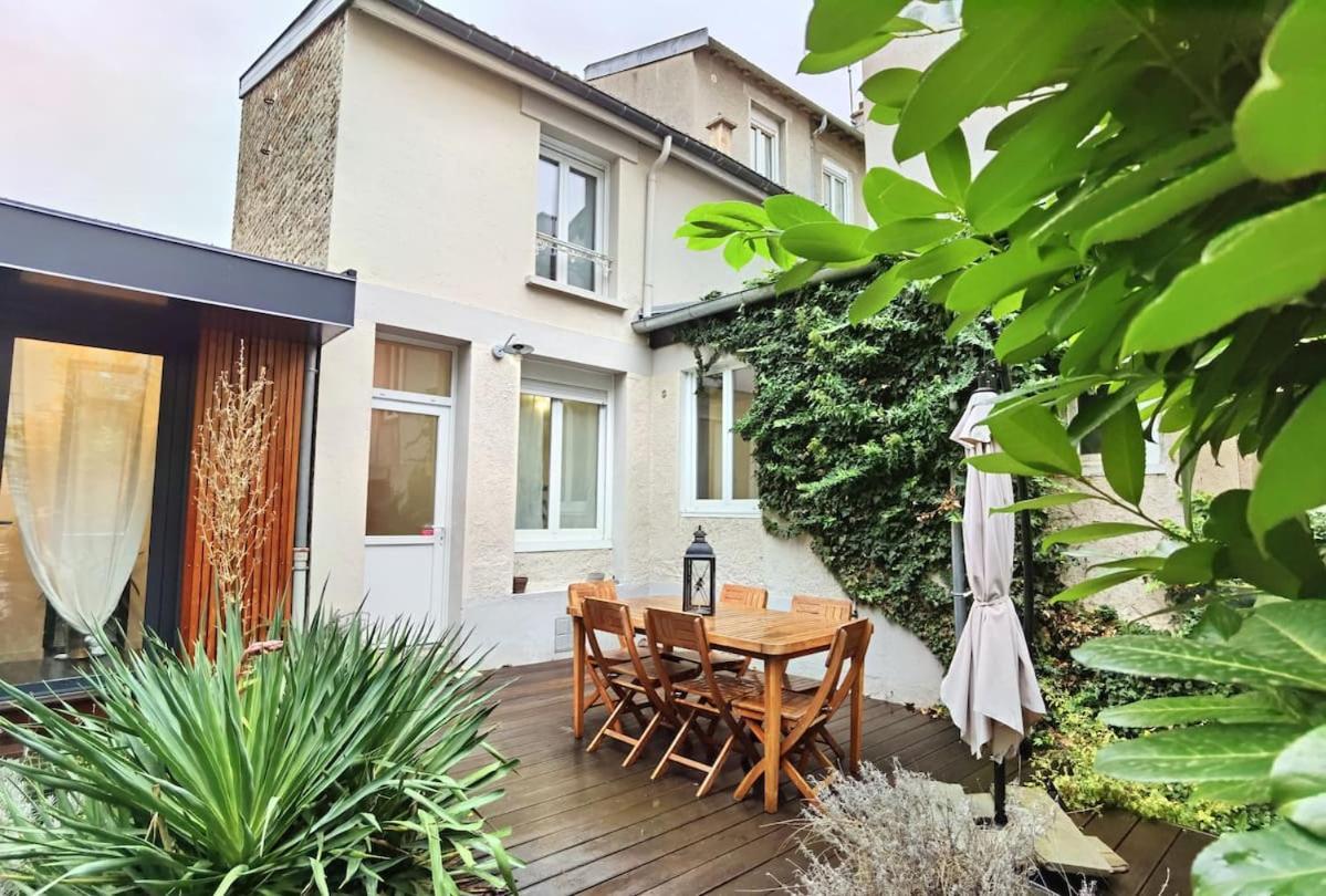 Maison De Ville Avec Terrasse Et Jardin Reims Zewnętrze zdjęcie